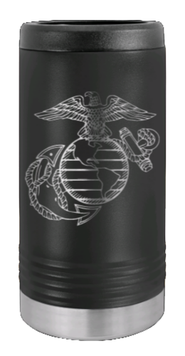 Marine Corps Laser Engraved Slim Can Insulated Koosie