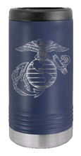 Load image into Gallery viewer, Marine Corps Laser Engraved Slim Can Insulated Koosie

