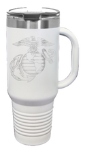 Load image into Gallery viewer, Marine Corps 40oz Handle Mug Laser Engraved
