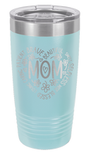 Load image into Gallery viewer, Mom Heart Laser Engraved Tumbler (Etched)
