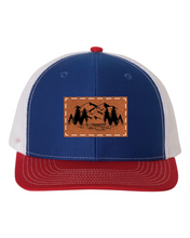 Load image into Gallery viewer, Mountain Leather Patch Richardson 112 Hat
