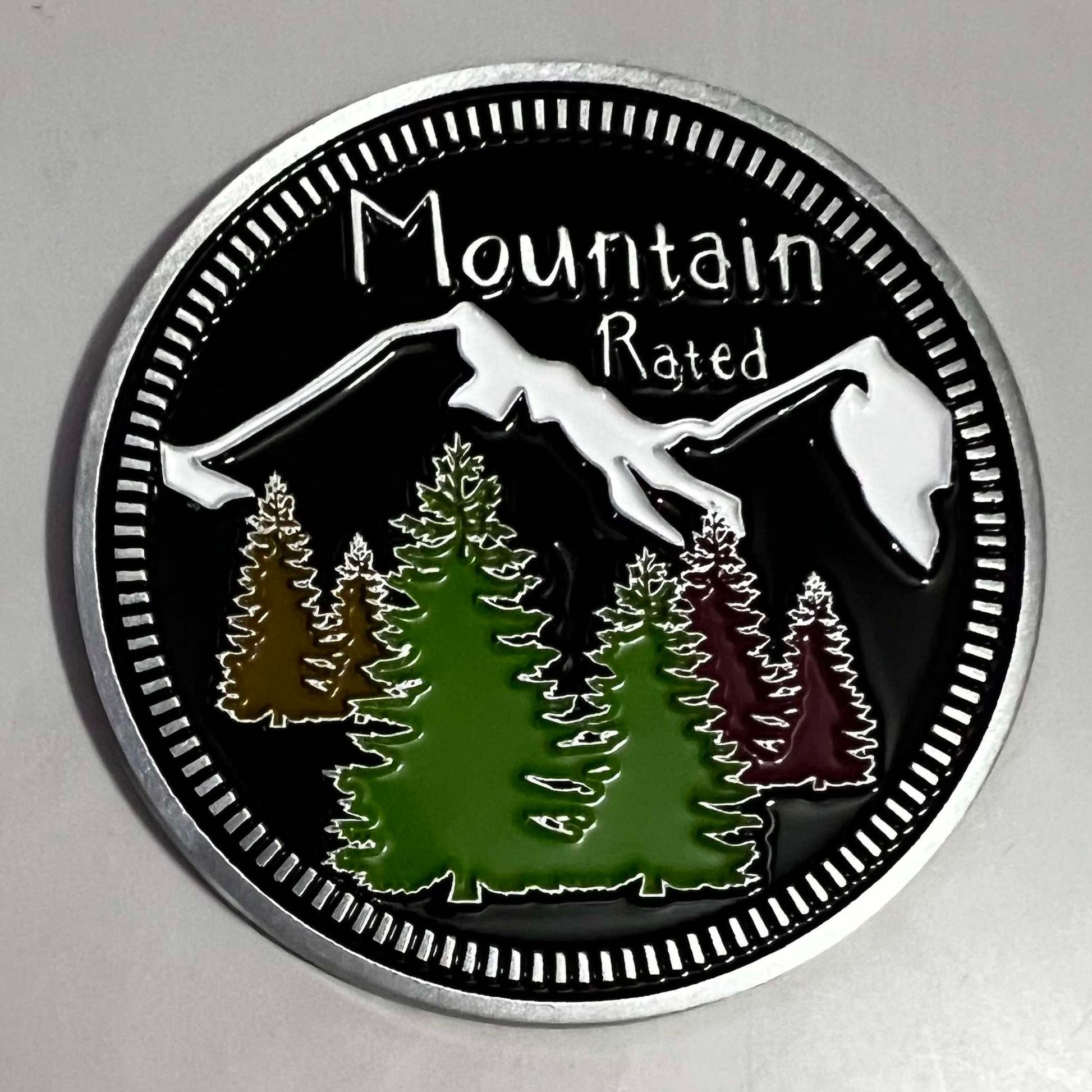 Mountain Rated Fender Badge Emblem-