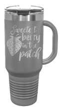 Load image into Gallery viewer, Sweetest Berry In the Patch 40oz Handle Mug Laser Engraved
