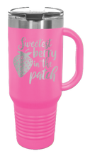 Load image into Gallery viewer, Sweetest Berry In the Patch 40oz Handle Mug Laser Engraved
