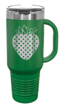 Load image into Gallery viewer, Strawberry 40oz Handle Mug Laser Engraved
