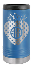 Load image into Gallery viewer, Strawberry Monogram Laser Engraved Slim Can Insulated Koosie
