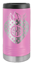 Load image into Gallery viewer, Strawberry Monogram Laser Engraved Slim Can Insulated Koosie
