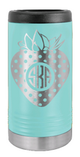 Load image into Gallery viewer, Strawberry Monogram Laser Engraved Slim Can Insulated Koosie

