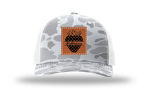 Load image into Gallery viewer, Strawberry Name Leather Patch Richardson 112PFP Camo Hat
