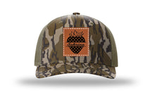 Load image into Gallery viewer, Strawberry Name Leather Patch Richardson 112PFP Camo Hat
