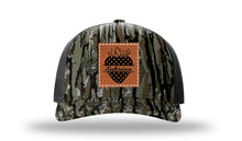 Load image into Gallery viewer, Strawberry Name Leather Patch Richardson 112PFP Camo Hat
