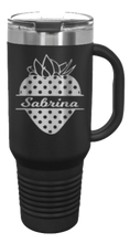 Load image into Gallery viewer, Strawberry Name 40oz Handle Mug Laser Engraved
