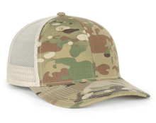 Load image into Gallery viewer, Custom Camo Leather Patch Hats
