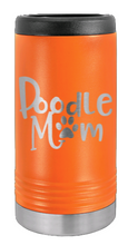 Load image into Gallery viewer, Poodle Mom Laser Engraved Slim Can Insulated Koosie
