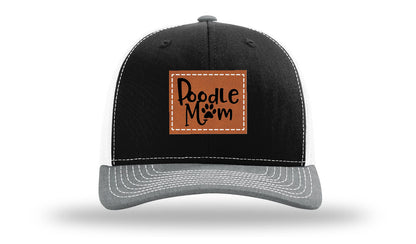 Poodle Mom Leather Patch Richardson 112 Hat