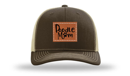 Poodle Mom Leather Patch Richardson 112 Hat