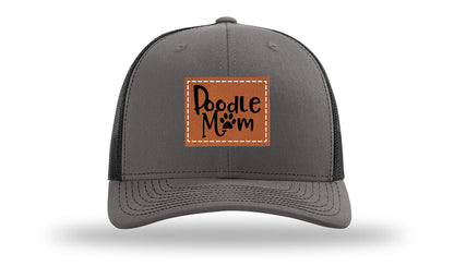 Poodle Mom Leather Patch Richardson 112 Hat