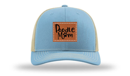 Poodle Mom Leather Patch Richardson 112 Hat