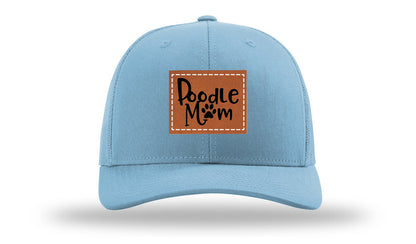 Poodle Mom Leather Patch Richardson 112 Hat