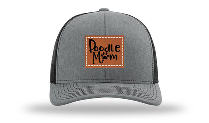 Poodle Mom Leather Patch Richardson 112 Hat