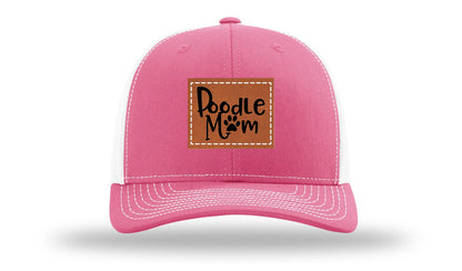 Poodle Mom Leather Patch Richardson 112 Hat