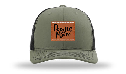 Poodle Mom Leather Patch Richardson 112 Hat
