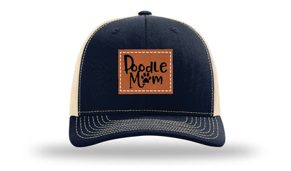 Poodle Mom Leather Patch Richardson 112 Hat