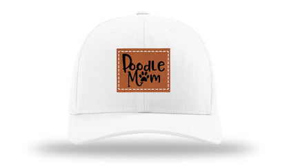 Poodle Mom Leather Patch Richardson 112 Hat