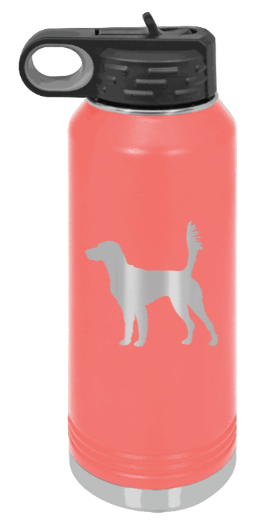 Setter - 32oz Water Bottle Laser Engraved- Coral