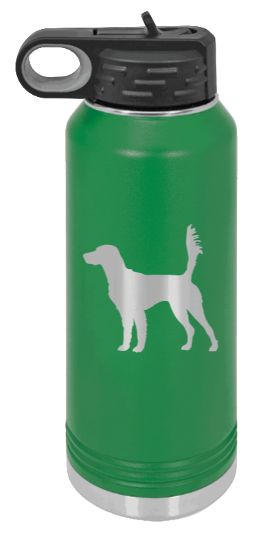 Setter - 32oz Water Bottle Laser Engraved- Green