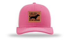 Load image into Gallery viewer, I See You Looking at My Weiner Leather Patch Richardson 112 Hat
