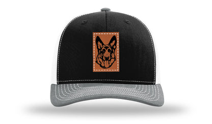 German Sheppard Leather Patch Richardson 112 Hat