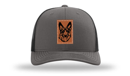 German Sheppard Leather Patch Richardson 112 Hat