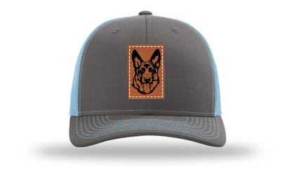 German Sheppard Leather Patch Richardson 112 Hat