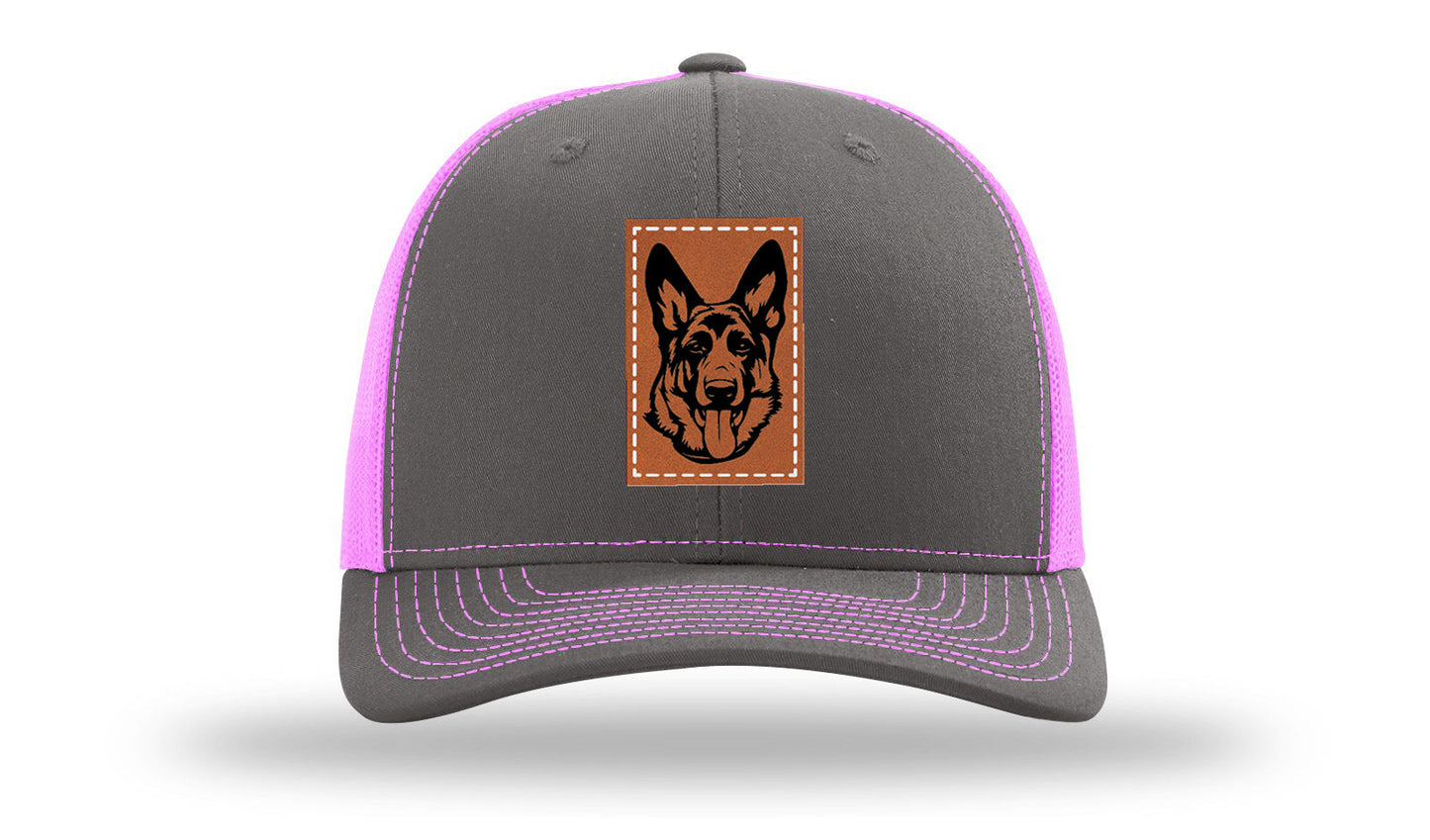 German Sheppard Leather Patch Richardson 112 Hat
