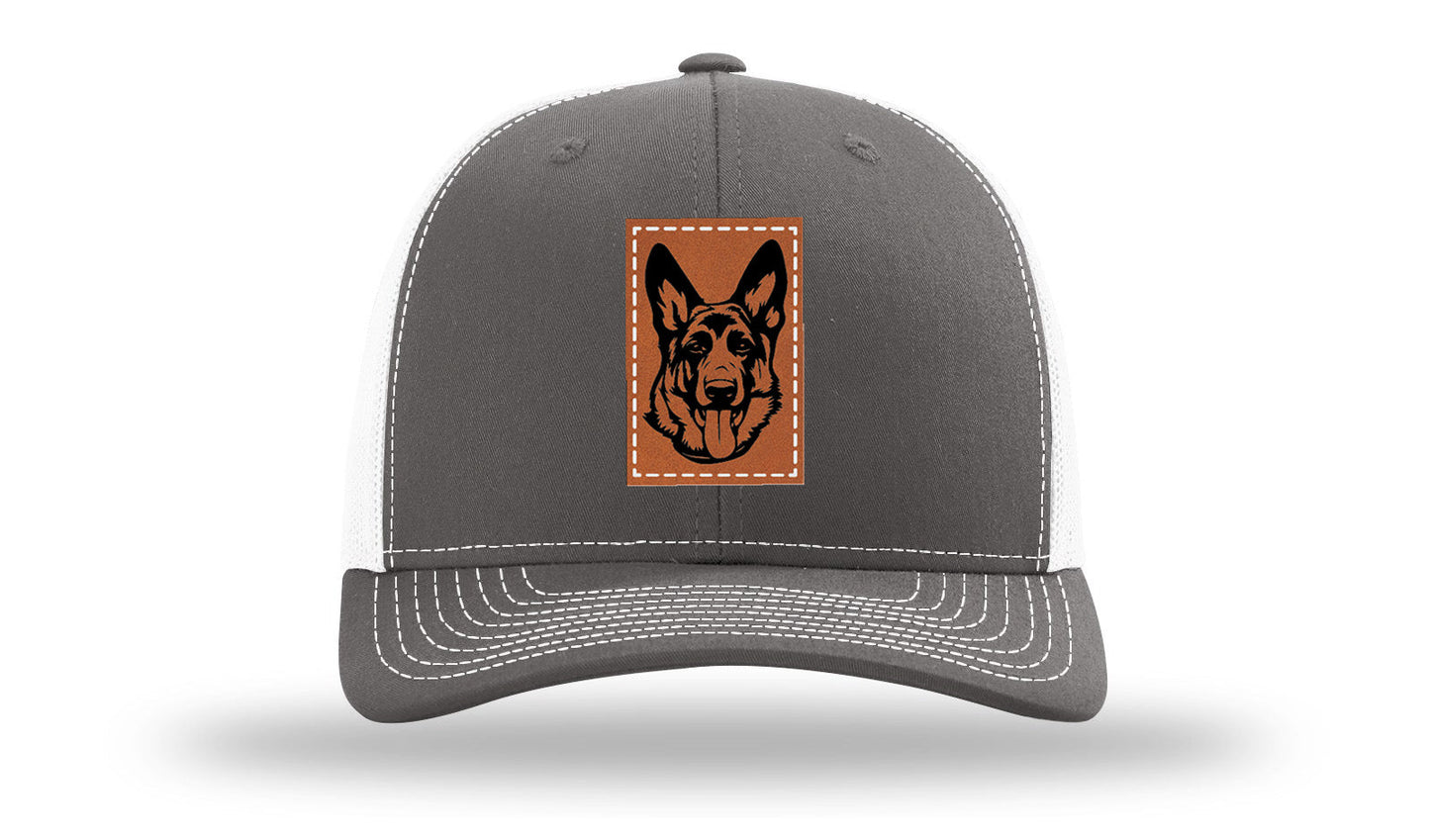 German Sheppard Leather Patch Richardson 112 Hat