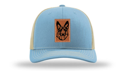 German Sheppard Leather Patch Richardson 112 Hat