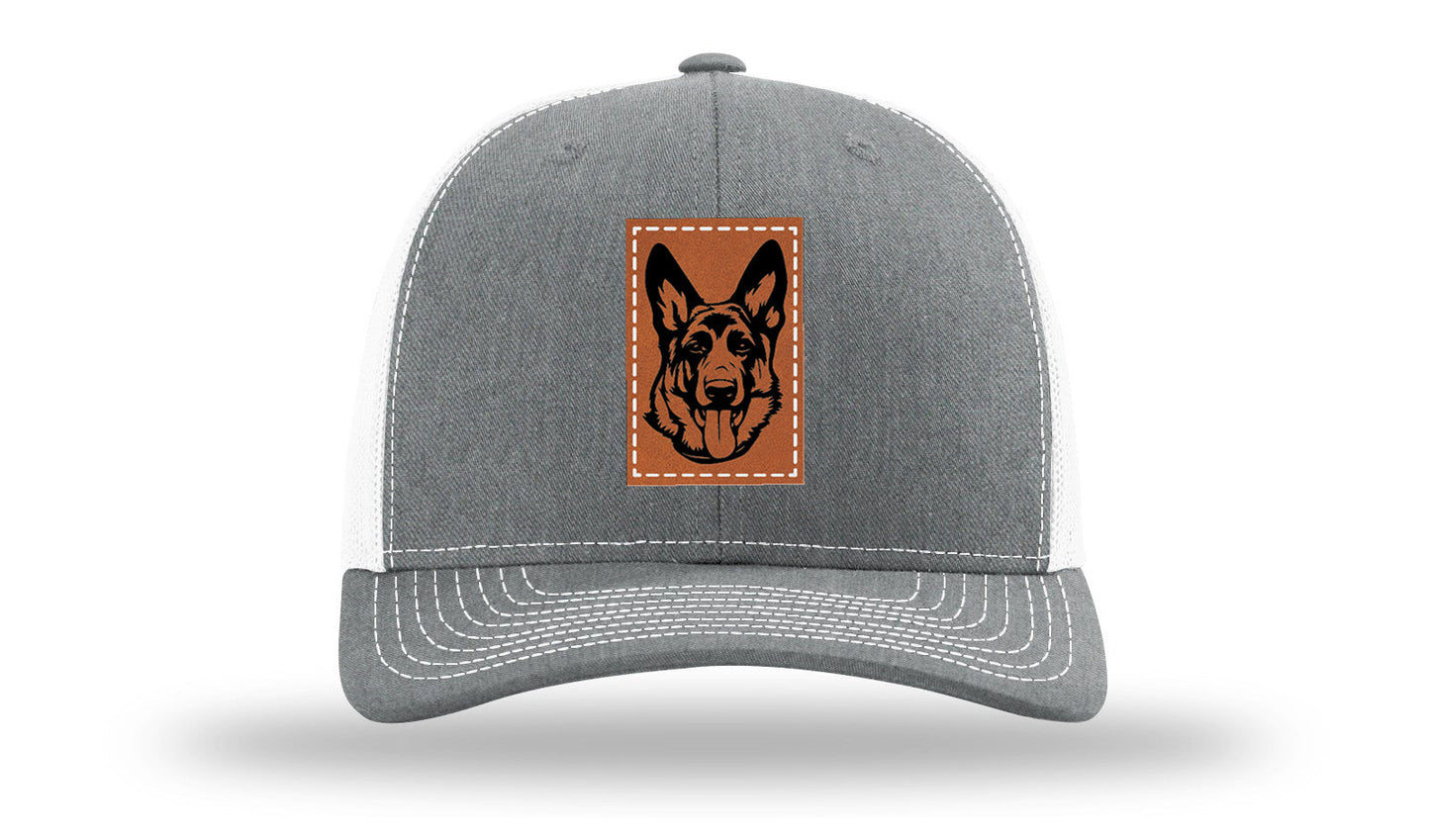 German Sheppard Leather Patch Richardson 112 Hat