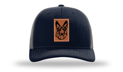 German Sheppard Leather Patch Richardson 112 Hat