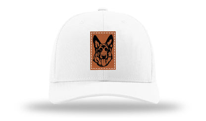 German Sheppard Leather Patch Richardson 112 Hat