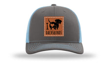 Load image into Gallery viewer, I Love Dachshunds Leather Patch Richardson 112 Hat
