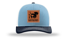 Load image into Gallery viewer, I Love Dachshunds Leather Patch Richardson 112 Hat
