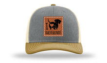 Load image into Gallery viewer, I Love Dachshunds Leather Patch Richardson 112 Hat
