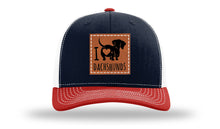 Load image into Gallery viewer, I Love Dachshunds Leather Patch Richardson 112 Hat
