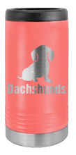 Load image into Gallery viewer, Dachshunds Laser Engraved Slim Can Insulated Koosie
