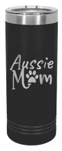 Load image into Gallery viewer, Aussie Mom Laser Engraved Skinny Tumbler (Etched)
