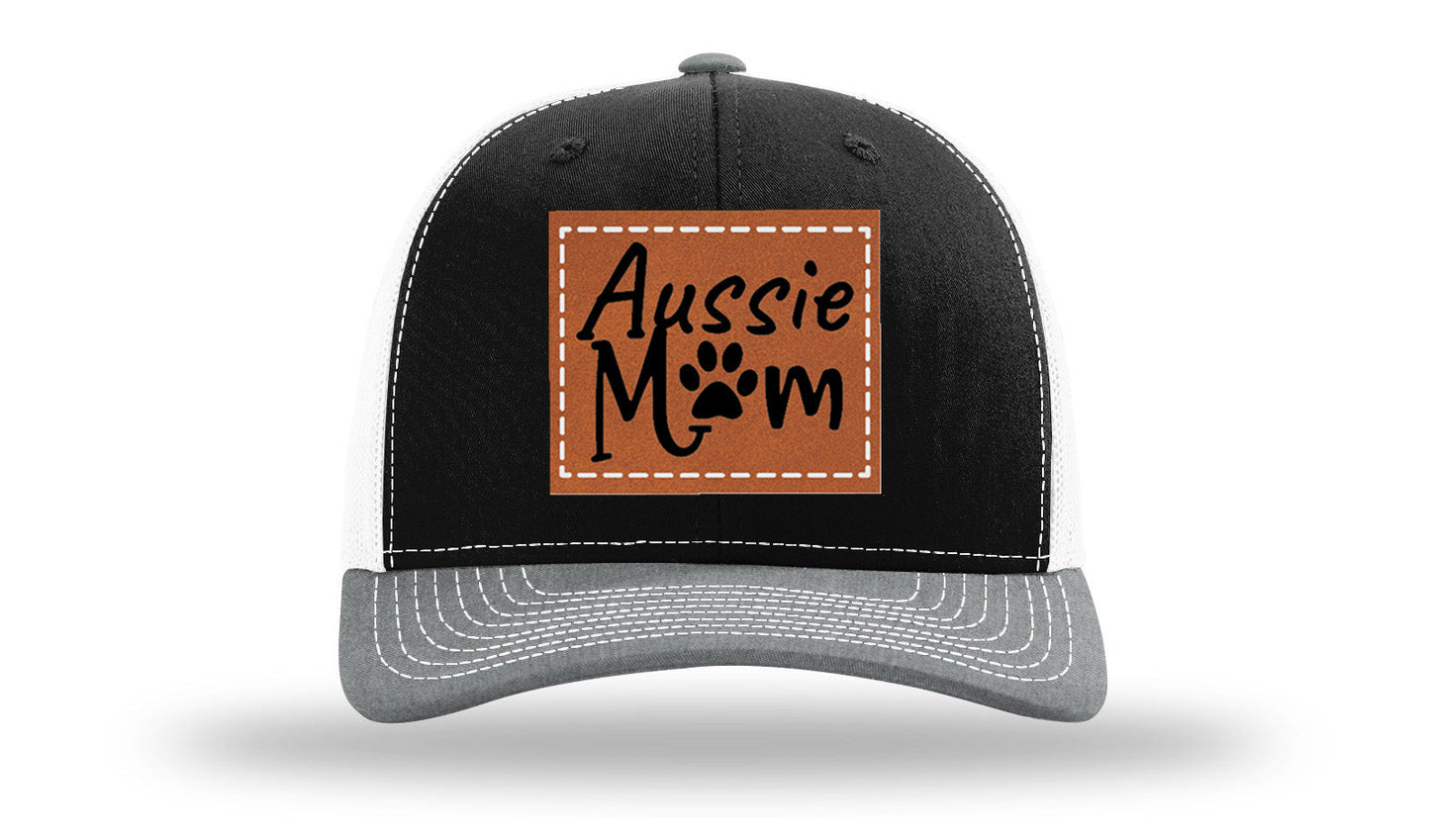 Aussie Mom Leather Patch Richardson 112 Hat
