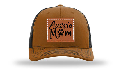 Aussie Mom Leather Patch Richardson 112 Hat