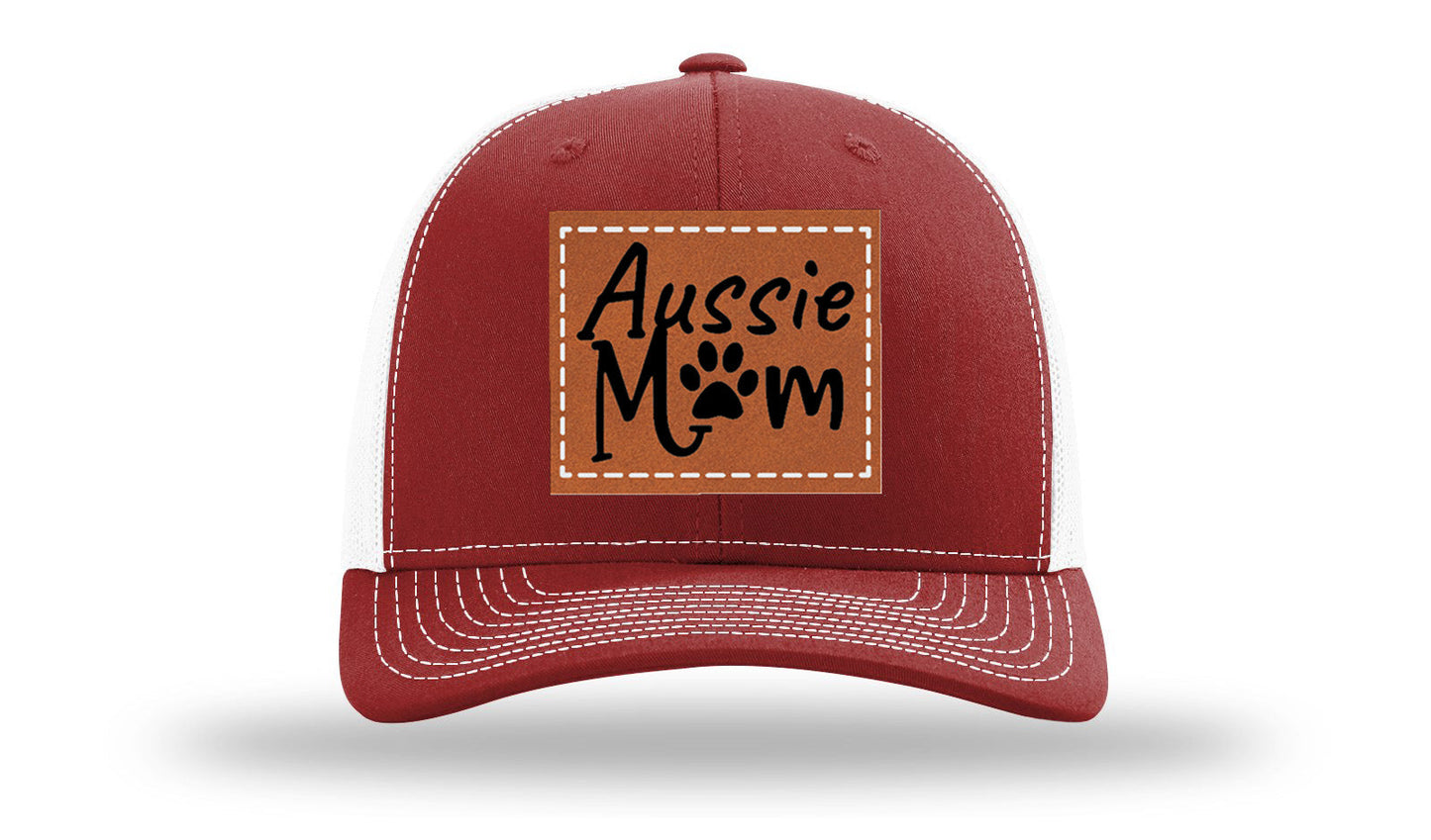 Aussie Mom Leather Patch Richardson 112 Hat