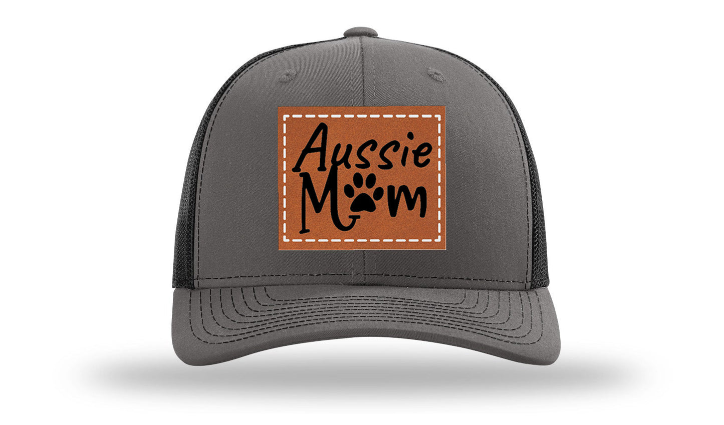 Aussie Mom Leather Patch Richardson 112 Hat